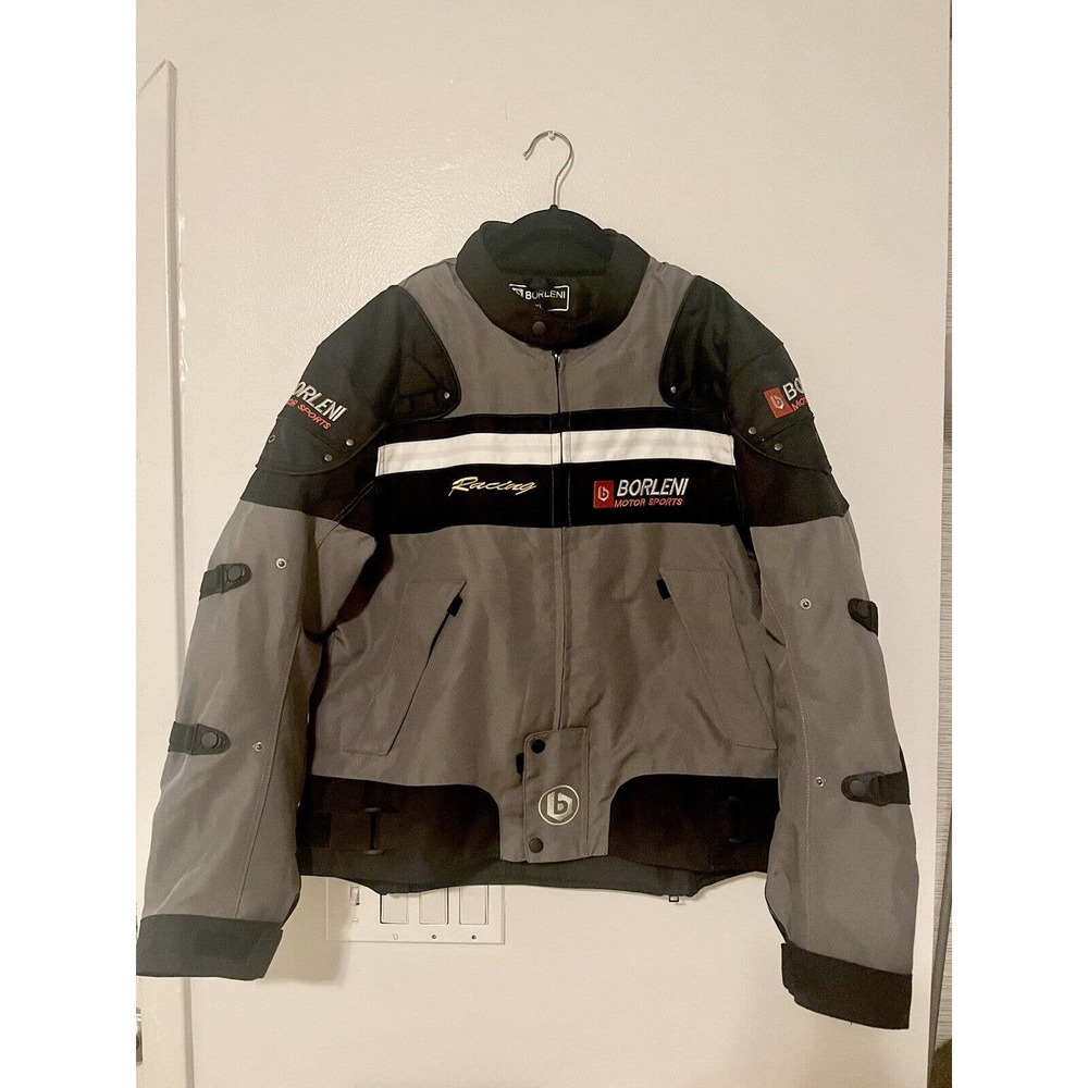 Borleni Motorcycle Jacket Motorbike Riding Windproof Protective Size Large150
